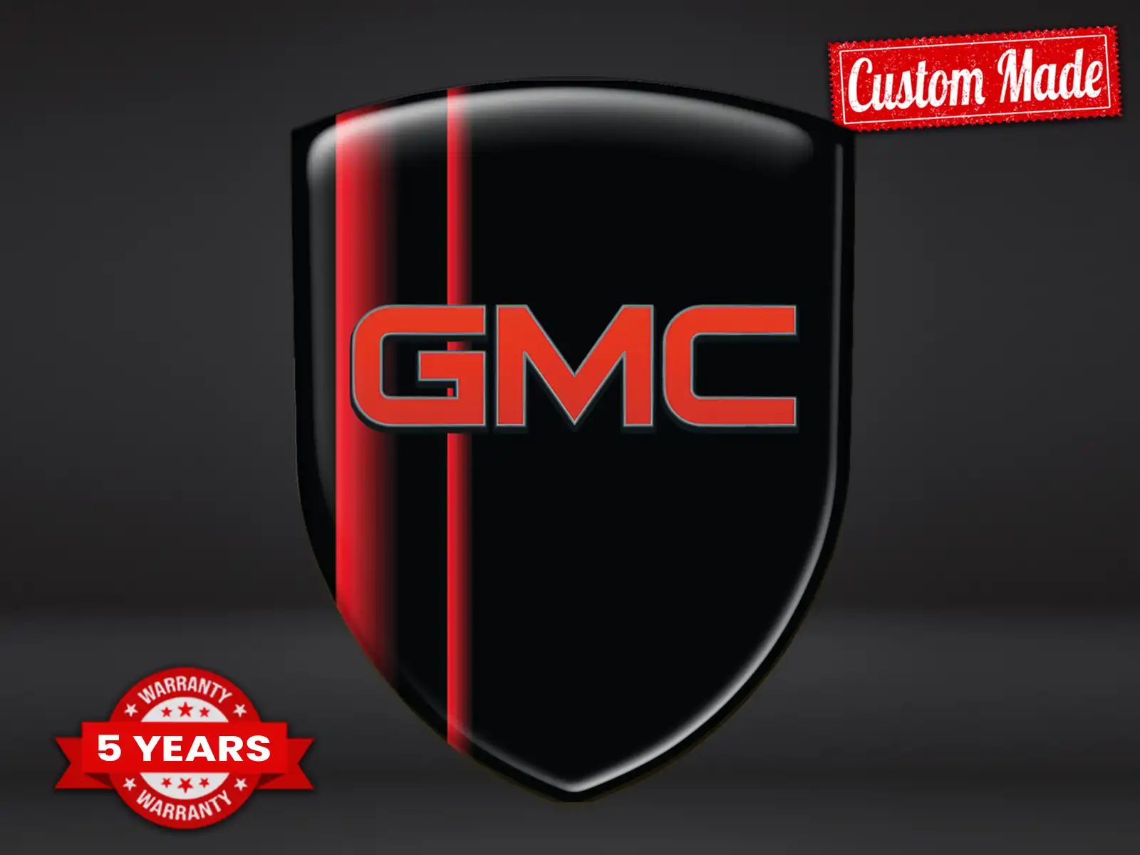 GMC Windschutzsticker Robust Limitiert Hochwertig